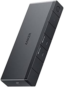 Anker 568 USB-C Docking Station (11-in-1, USB4), Up to 100W Charging for Laptop, 40Gbps Data Transfer, Ethernet, Single 8K, Triple 4K Display, 6 USB Ports for Windows Laptop and More(Gray)