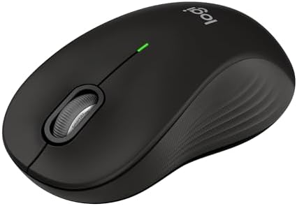 Logitech Signature M550 L Full Size Wireless Mouse - for Large Sized Hands, 2-Year Battery, Silent Clicks, Bluetooth, Multi-Device Compatibility - Black