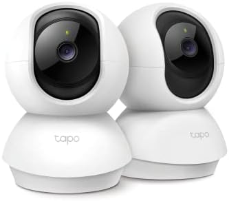 【Amazon.co.jp限定】TP-Link 300万画素 ネットワーク Wi-Fiカメラ 2個セット ペットカメラ フルHD 屋内カメラ 夜間撮影 メーカー保証3年 Tapo C210P2