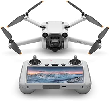 DJI Mini 3 Pro (DJI RC), Mini Drone with 4K Video, 48MP Photo, 34 Mins Flight Time, Less than 249 g, Obstacle Sensing, Return to Home, FAA Remote ID Compliant, Drone with Camera for Adults