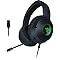 Razer Fone de ouvido Kraken V3 X com fio USB para jogos: construção leve - Drivers TriForce 40 mm - microfone cardioide hiperclaro - som surround 7.1 - iluminação RGB cromada - preto