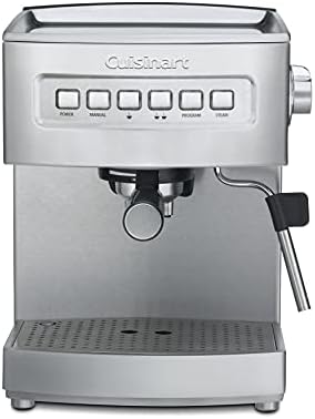 Cuisinart Espresso EM-200NP1 Programmable 15-Bar Maker, Stainless Steel