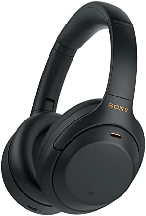 Sony WH1000XM3 Noise Cancelling Headphones, Wireless Bluetooth Over the Ear Headset – Black (2018 Version)