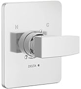 Delta Faucet Modern Shower Valve Trim Kit for Delta Shower Faucets, Delta Shower Handle Replaceme...