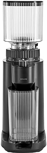 ZWILLING Enfinigy Burr Coffee Grinder Electric, 140 Coffee Grinding Options from Espresso to Drip Coffee, Black