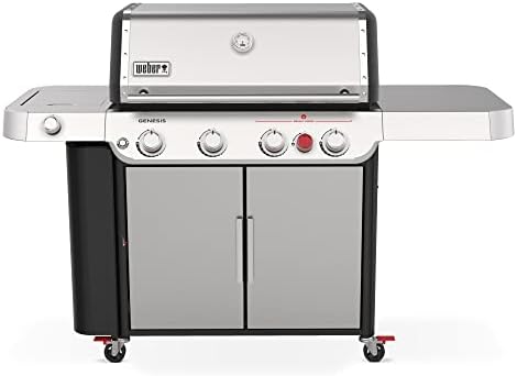 Weber Genesis S-435 Liquid Propane Gas Grill, Stainless Steel