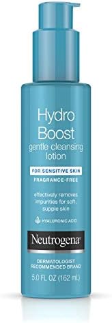 Neutrogena Hydro Boost Gentle Cleansing Lotion 5 Ounce Fragrance-Free (147ml)