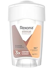 Rexona Women Clinical Antiperspirant Cream Stick Deodorant Summer Strength, 45ml, 96 Hour Protection