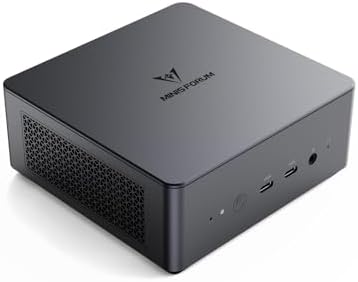 MINISFORUM Venus UM790 Pro Mini PC AMD Ryzen 9 7940HS up to 5.2 GHz 64GB DDR5 1TB SSD with AMD Radeon 780M, 4X USB3.2, 2X USB4, 2xHDMI 2.1, 2X PCIe4.0, Wi-Fi 6E/BT5.3, RJ45 2.5 G