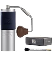 1Zpresso J Manual Coffee Grinder Silver Capacity 35g with Assembly Stainless Steel Conical Burr -...