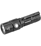 soonfire 1000 Lumens LED Flashlight, E07 USB Rechargeable Waterproof Compact EDC Law Enforcement ...