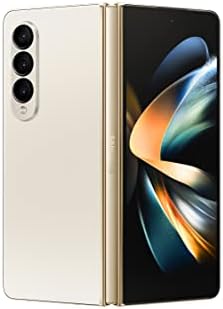 Samsung Galaxy Z Fold4 5G 256GB Beige (CAD Version & Warranty) - AI Enabled, 6.7" 120Hz AMOLED, Snapdragon 8+Gen1, 12MP+12MP Rear Camera, 4MP+10MP Selfie Camera, Fast Charging, powershare