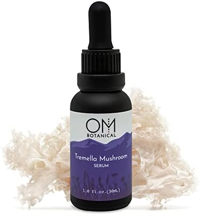 Organic Tremella Mushroom Facial Serum | Twice The Hydration of Hyaluronic Acid Without The Sticky Mess | Ultra-hydrating, Microbiome Friendly All Natural, Organic, Vegan Serums for Face