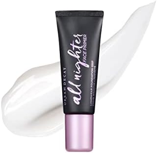 Urban Decay All Nighter Longwear Face Primer (Travel Size), Smoothing & Hydrating Base for Foundation Face Makeup, Sheer & Lightweight, for All Skin Types, Vegan, Cruelty-free - 0.28 fl oz