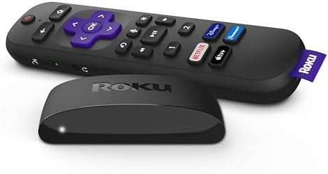 Roku Express - Streaming player Full HD. Transforma sua TV em Smart TV. Com controle remoto e cabo HDMI incluídos.