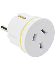 Korjo EU Travel Adaptor, for AU/NZ Appliances, use in Europe (Except UK), Bali and Parts of The Asia, Middle East, &amp; Sth America. Excluding: UK, Italy, Switzerland, Chile, Brazil.