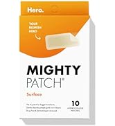 Mighty Patch Surface from Hero Cosmetics - Hydrocolloid Spot Patch for Body, Cheek, Forehead, and...