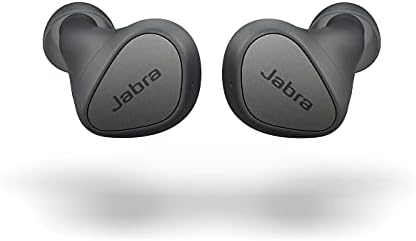 Jabra Elite 3 in Ear Wireless Bluetooth Earbuds – Noise Isolating True Wireless Buds with 4 Built-in Microphones for Clear Calls, Rich Bass, Customizable Sound, and Mono Mode - Dark Grey