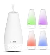 Pure Enrichment PureSpa Essential Oil Diffuser - Compact Ultrasonic Aromatherapy Diffuser, Natu...