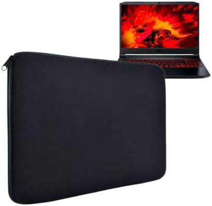 Capa Case para notebook de 15,6 polegadas Luva Preto