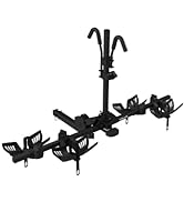 Vibrelli Electric Bike Hitch Rack - 2 Ebike Rack Fits Fat Tire, Mountain Bike, Standard Bicycles ...