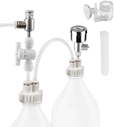 Clscea 水槽用DIY co2ジェネレーター co2添加 化学式co2 co2 セット ランキング 水槽 二酸化炭素 ディフューザー付きペトボン G211