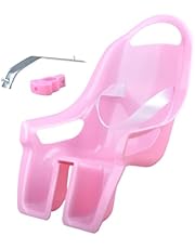 Generic Doll Bicycle Seat Children&#39;s Bicycle Accessories (Pink) Easy to Install Bicycle Doll Chair Fits Dolls