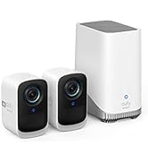 eufy Security eufyCam 3C 2-Cam Kit, Security Camera Outdoor Wireless, 4K Camera, Expandable Local...