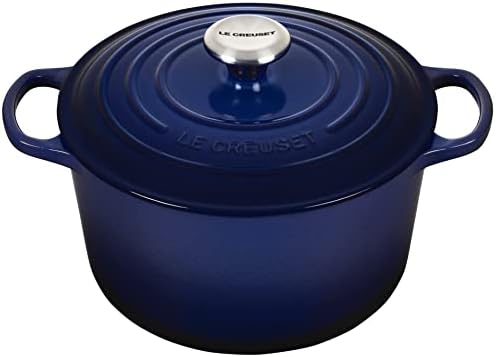 Le Creuset Enameled Cast Iron Signature Deep Round Oven, 5.25qt., Indigo