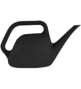 Bloem 1.5 L (0.4 Gallon) Resin Indoor/Outdoor Watering Can in Black, Small Watering Can for Small...