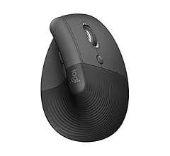 Logitech Lift Vertical Ergonomic Mouse, Wireless, Bluetooth or Logi Bolt USB receiver, Quiet clicks, 4 buttons, compatible …