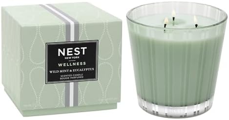NEST New York Wild Mint & Eucalyptus Scented 3-Wick Candle