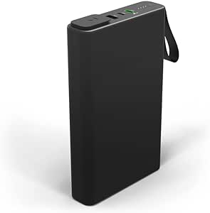 mophie powerstation pro AC (2023)-27,000 mAh External Battery compatbile With MacBook&amp;iPad Portable PD battery with 100W of AC&amp;60W USB-C Fast Charge integrated carry strap-USB-C cable included, Black