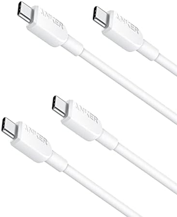 Anker Cable, 310 USB C to USB C Cable (3 ft 2 Pack), (60W/3A) USB C Charger Cable Fast Charge for Samsung Galaxy S23, iPad Pro 2021, iPad Mini 6, iPad Air 4, MacBook Pro 2020, Switch (USB 2.0)