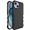 Smartish® iPhone 15 Protective Magnetic Case - Gripzilla Compatible with MagSafe [Rugged + Tough] Heavy Duty Grip Armored Slim Cover w/Drop Tested Protection for Apple iPhone 15 - Black Tie Affair