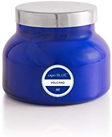 Capri Blue Volcano Scented Candle - Blue Signature Jar Candle - Luxury Aromatherapy Candle-Glass Candle With Soy Wax Blend (19 oz)