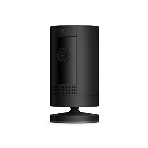 Ring Stick Up Cam Battery by Amazon | HD Outdoor Wireless Home Security Camera System with Two-Way Talk, Black | Works with A