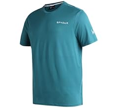 Men's Active Shirt - Fitted Short Sleeve Crewneck Performance Training Shirt - Dry Fit Workout Shirt for Men (S-XL)