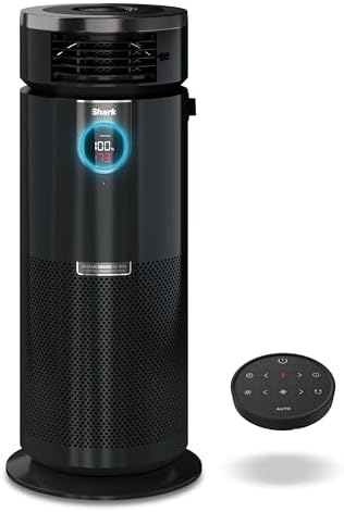 Shark 3-in-1 Max Air Purifier, Heater & Fan with NanoSeal HEPA, Cleansense IQ, Odor Lock, for 1000 Sq. Ft, Charcoal Grey