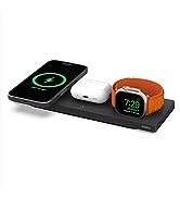 Belkin MagSafe 3-in-1 Wireless Charging Pad - Fast Wireless Charging for Apple Watch, iPhone 14, ...