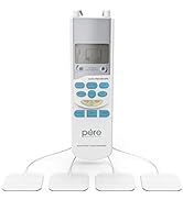 Pure Enrichment PurePulse TENS Electronic Pulse Stimulator Featuring Comprehensive LCD Screen, 6 ...