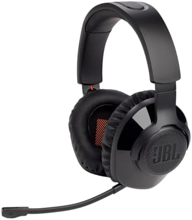 JBL, Fone de Ouvido, Quantum 350 Wireless, Headset Gamer, Over Ear, Microfone Removível - Preto