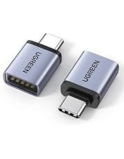 UGREEN USB C to USB Adapter 10Gbps, 2 Pack Type A Female to Type C Male Converter Thunderbolt 3 to USB 3.2 Gen 2 OTG Adaptor Compatible with MacBook Air iPad iPhone 15 Pro Max Galaxy S24 (Space Gray)