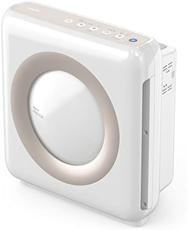 Coway Airmega AP-1512HH(W) True HEPA Purifier with Air Quality Monitoring, Auto, Timer, Filter Indicator, and Eco Mode, 16.8 x 18.3 x 9.7, White