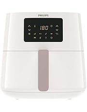 Philips Essential Air Fryer with Rapid Air Technology, 1.2Kg, 6.2L, 2000 Watt, 5 portions, White (HD9270/21)