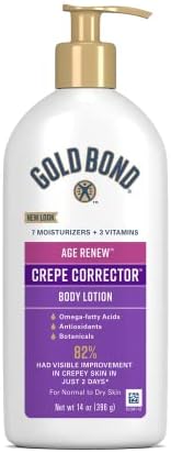 Gold Bond Age Renew Crepe Corrector Body Lotion, Replenishing & Smoothing Formula, 14 oz.