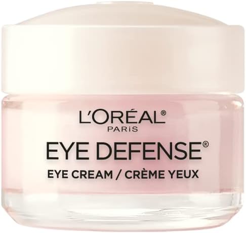 L'Oreal Paris Dermo-Expertise Eye Defense Eye Cream with Caffeine and Hyaluronic Acid 0.5 oz