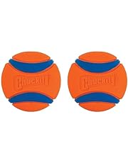 Chuckit! 17001 2.5-Inch Ultra Ball 2 Pack, Medium, Orange/Blue