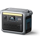 Anker SOLIX C1000 Portable Power Station, 1800W Solar Generator, Full Charge in 58 Min with Ultra...
