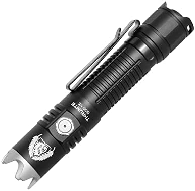 ThruNite BSS V5 LED Flashlight, USB Rechargeable Flashlight, High 2676 Lumens, Bright Cool White Flashlights with 6 Light Modes for Camping Hiking, Black - CW